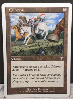 NM Caltrops 7th Edition Mtg Magic the Gathering - Image 1