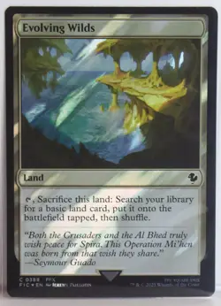 Evolving Wilds [New, Near Mint] *Surge Foil* {Final Fantasy MTG} - Image 1