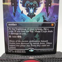 Mana Crypt - Foil - Borderless Near Mint, English Special Guest MTG Magic - Image 4