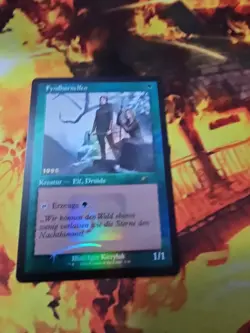 X 1 Fyndhornelfen 30th Anniversary Promo LP FOIL MTG Magic The Gathering - Image 1