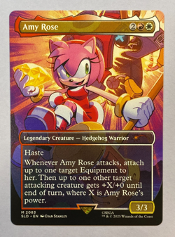 MTG - Secret Lair - Sonic: Friends & Foes - Amy Rose - NM - Image 1