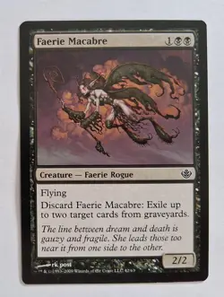 Magic MTG - Faerie Macabre - Duel Decks Garruk vs Liliana - LP - Image 1