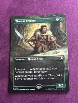 Tireless Tracker - Extended Art INR NM MTG - Image 1