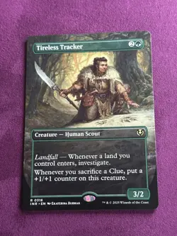 Tireless Tracker - Extended Art INR NM MTG - Image 2