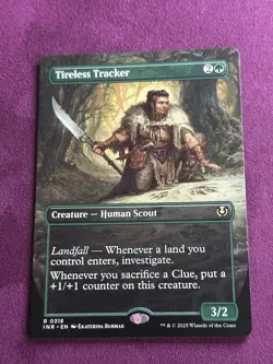 Tireless Tracker - Extended Art INR NM MTG - Image 3