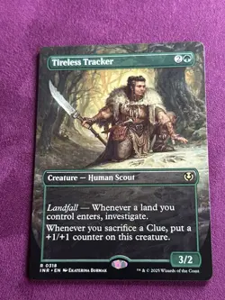 Tireless Tracker - Extended Art INR NM MTG - Image 4