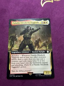 Paladin Elizabeth Taggerdy - Extended Art PIP NM MTG - Image 2