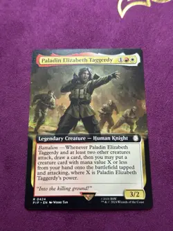 Paladin Elizabeth Taggerdy - Extended Art PIP NM MTG - Image 3