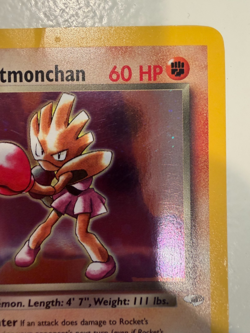 Rocket's Hitmonchan 11/132 - Holo Rare - Gym Heroes Pokemon TCG card - Image 3