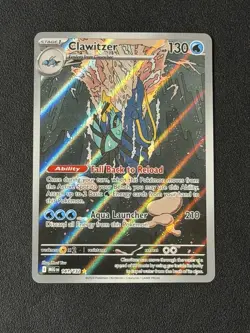 Clawitzer 141/132 - Pokemon Mega Evolution Illustration Rare Holo NM - Image 1