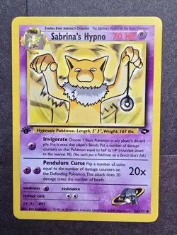 Pokemon TCG Psychic Gym Challenge 1st Edition Lot 56,57,59,94,95,96,97/132 NM - Image 2