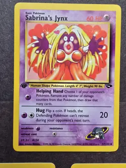 Pokemon TCG Psychic Gym Challenge 1st Edition Lot 56,57,59,94,95,96,97/132 NM - Image 3