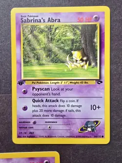 Pokemon TCG Psychic Gym Challenge 1st Edition Lot 56,57,59,94,95,96,97/132 NM - Image 5