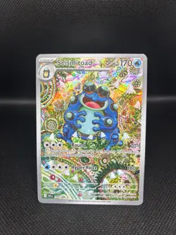 Seismitoad 105/086 - Illustration Rare - Shinji Kanda - SV: Black Bolt - Pokemon - Image 1