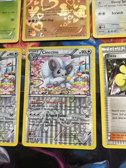 Lot of 7 Radiant Collection Pokemon TCG Trading Cards Holo Minccino Cinccino - Image 5