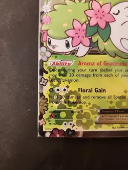 Shaymin EX XY148 XY Holo Pokemon TCG New Sealed Black Star Promo - Image 3