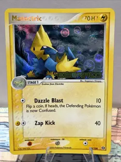 Manectric 16/106 EX Emerald Reverse Holo Rare 2005 Pokemon (Stamped) - Image 1