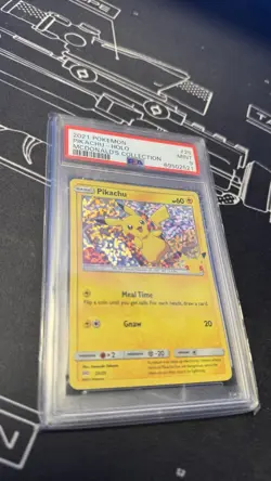 2021 Pokemon Pikachu-holo McDonald’s Promo PSA 9 - Image 3
