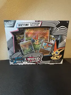 Victini Illustration Collection Box Black Bolt White Flare Pokemon TGC, Sealed - Image 1