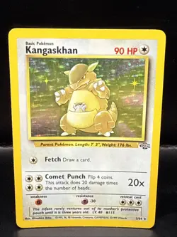 Pokemon TCG Kangaskhan Jungle 5/64 Holo Unlimited Holo Rare - Image 1