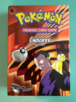 Incomplete Giovanni Theme Deck - Pokemon vintage boxed set - Image 1