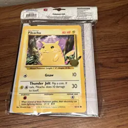 Pokemon 25th Anniversary First Partner Collector's Binder SEALED w/Pikachu 820650809606 - Image 2