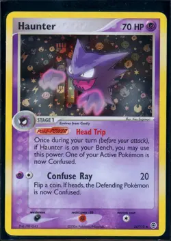 Pokemon EX FIRERED&LEAFGREEN - #34/112 Haunter - Reverse Holo - ENG - Near Mint+ - Image 1