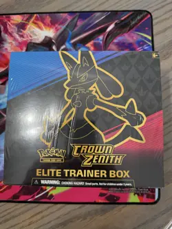 Pokemon TCG Sword Shield Crown Zenith Elite Trainer Box ETB New Sealed - Image 1