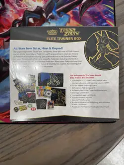 Pokemon TCG Sword Shield Crown Zenith Elite Trainer Box ETB New Sealed - Image 2