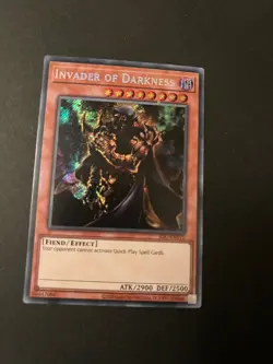 Invader of Darkness IOC-EN111 Secret Rare Unlimited Edition Condition TCG - Image 2