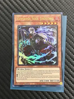 Yugioh Vanquish Soul Jiaolong AGOV-EN018 Ultra Rare 1st Edition NM - Image 1
