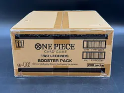 Auction #1 One Piece English OP-08 Two Legends Booster Pack Box Case Sealed - Image 1