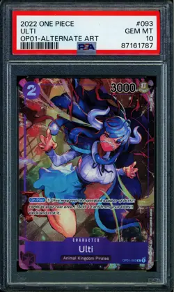 Ulti - OP01-093 - PSA 10 - Alt Art - OP01 - One Piece - 61787 - Image 1