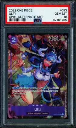 Ulti - OP01-093 - PSA 10 - Alt Art - OP01 - One Piece - 61785 - Image 1