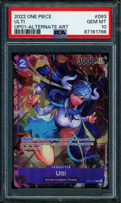Ulti - OP01-093 - PSA 10 - Alt Art - OP01 - One Piece - 61786 - Image 1