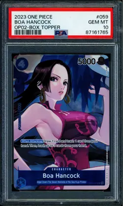 Boa Hancock - OP02-059 - PSA 10 - Box Topper - OP02 - One Piece - 61765 - Image 1