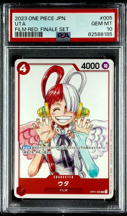 PSA 10 UTA OP01-005 Film Red Finale Set Promo One Piece Japanese - Image 1