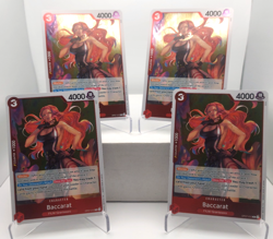 Baccarat Playset - OP07-010 x4 - 500 Years in the Future - One Piece TCG - Image 1