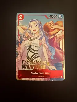 Nefeltari Vivi (OP-03 Pre-Release Tournament) [Winner] ST01-009 One Piece - Image 1