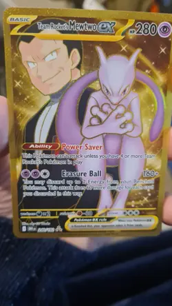 Pokemon TCG Team Rocket's Mewtwo EX Destined Rivals Card 240/182 Mint Condition - Image 2