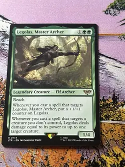 MTG - 1x Legolas Master Archer - NM Pack Fresh - LOTR: Tales of Middle Earth 173 - Image 1