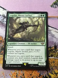 MTG - 1x Legolas Master Archer - NM Pack Fresh - LOTR: Tales of Middle Earth 173 - Image 2