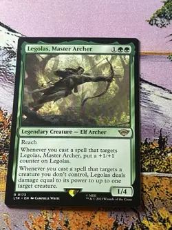 MTG - 1x Legolas Master Archer - NM Pack Fresh - LOTR: Tales of Middle Earth 173 - Image 3
