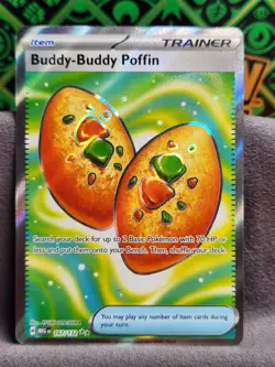 Buddy Buddy Poffin 167/132 Mega Evolution Ultra Rare Pokemon Card M/NM - Image 1