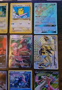 Pokemon 12 Card Lot.Black Star Promo Pikachu, Rare Holo Sceptile, EX Emerald - Image 4