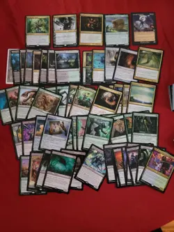 Magic the Gathering Black/Green Card collection with Rare's and Mythic's - Image 1