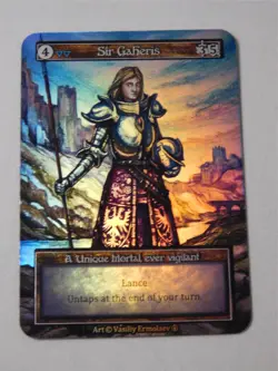 Sir Gaheris Foil Unique Sorcery Arthurian Legends AL TCG Trading Card - Image 1