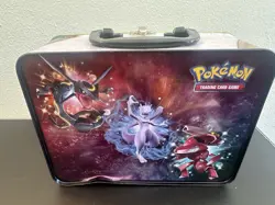 Pokemon TCG Shining Legends Collector’s Chest Tin Lunch Box & Cards Pikachu - Image 4