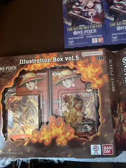 Bandai One Piece Card Game Illustration Box vol. 5 TCG Lot Of 2 Plus 2 Boosters - Image 2