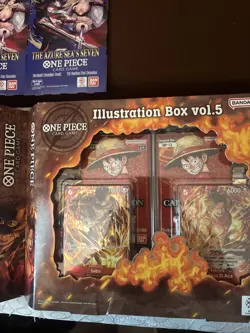 Bandai One Piece Card Game Illustration Box vol. 5 TCG Lot Of 2 Plus 2 Boosters - Image 3